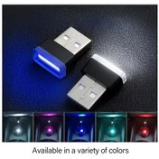 Resim Turcoshop11 Kırmızı Araç Usb Atmosfer Led Işık Dekoratif Akrilik İç Aydınlatma 