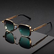 Resim s & s Retro Steampunk Kare/Yuvarlak Metal Çerçeve Gözlük - Turkuaz Tonlu Vintage Camlar, Altın Renkli Menteşelerle Partiler, Temalı Etkinlikler ve Casual Giyim için Büyük Yuvarlak Tasarım - Reçetesiz Aksesuar, Moda Lensleri, Gözlük Çerçeveleri, Optik, Gotik Gözler, Manzaralar ve Optik, Gözlük Kale Deseni, Göz Kalkanı, Gece Göz Kapakları, Uyku için Göz Kapakları, Cadılar Bayramı Gözleri, Göz Sağlığı, Büyük Yuvarlak Gözler, Göz Kapatıcı, Göz Küpeleri, Göz Küresi Cadılar Bayramı 