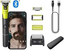 Resim Philips OneBlade 360 Otantik Bağlı Elektrikli Tıraş Makinesi, Yüz ve Vücut Tıraş Makinesi için, Sakal Düzeltici ve Vücut Tıraş Makinesi, 360 Bıçak, Orijinal Bıçak, 5'i 1 Arada Ayarlanabilir Tarak, 