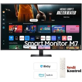 Resim Samsung Akıllı Tv-monitör 109 Ekran 43" Wi-fi Apple Android Kablosuz Görüntü Aktarım-tizen Os Akıcı Arayüz 