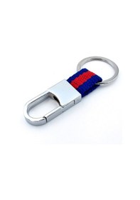 Resim Kırmızı Mavi Kumaşlı Denizci Kanca Metal Anahtarlık Kc949 