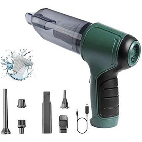 Resim Islak Ve Kuru Araba Elektrikli Süpürgesi 2thtq3 Yeşil 