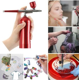 Resim Rox 0068 Entegre Kompresörlü Akülü Airbrush Mini Boya Tabancası 