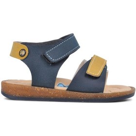 Resim Şiringenç 210109 Lacivert-bej-hardal Comfort Erkek Çocuk Sandalet 001 