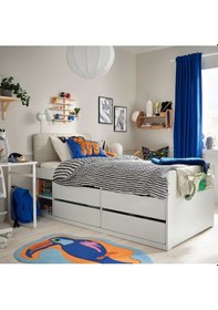 Resim Çocuk Nevresim Takımı, Siyah-beyaz, 150x200/50x60 Cm Zebra Temalı Siyah - Beyaz 