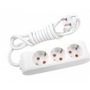 Resim VİKO Viko Multilet 3 Lü 3 Mt Kablolu Grup Priz Çocuk Korumalı 