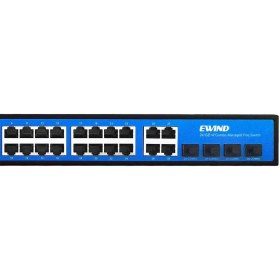 Resim Ew-s2924gm-ap 24 Ge Poe+ 4 Combo Managed Poe Swıtch 400w 