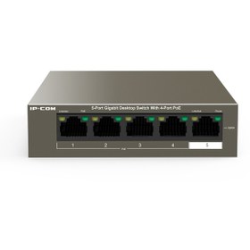 Resim Ip Com G1105P 4 63W 5 Port Yönetilemez Poe Switch 