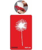 Resim Püf-çiçeği-karahindiba Tattoo Geçici Dövme Şablonları Kına Kalıpları 