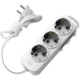 Resim Elbi 3'lü Çocuk Korumalı Topraklı Grup Priz 2 M 