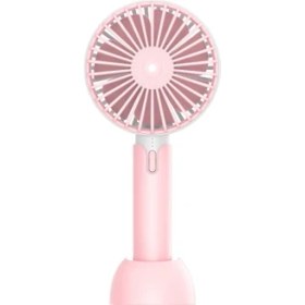Resim YKD Store Masaüstü Taşınabilir El Taşınağı Mini Sessiz Fan, Renk: X1 Pembe 
