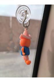 Resim Esey Dizayn Garfield Araba Dikiz Ayna Süsü - Vantuzlu Cam Süsü 