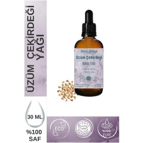 Resim Minia Bahçe Üzüm Çekirdeği Yağı Kalıcı Yağ 30 ML 