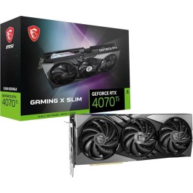 Resim MSI Msı Geforce Rtx 4070 Ti Gaming x Slim 12GB GDDR6X 192 Bit Dlss 3 Ekran Kartı- Outlet 