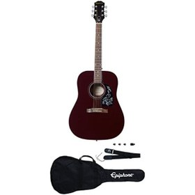 Resim Epiphone Starling Akustik Gitar Başlangıç Paketi (Wine Red) 