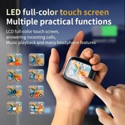 Resim Yeni güncellenmiş akıllı LCD dokunmatik ekran kulaklıklar, erkekler ve kadınlar için evrensel spor kulaklıkları, Çince ve İngilizce çoklu dil değiştirme, dahili mikrofon, ses kalitesini değiştirmek için akıllı gürültü azaltma, 2025 yeni moda kablosuz kulak içi kulaklıklar, Apple, Huawei, Samsung, vivo, Xiaomi, OPPO vb. için uygun 