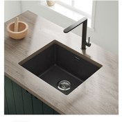 Resim Bloom Blo 40 / 40 Tek Göz Granit Eviye Antrasit 