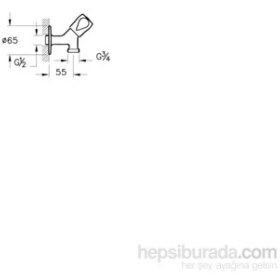 Resim Artema A41583 Çamaşır Musluk 