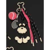 Resim Silver1 Zarif Anti-Kayıp Araba Anahtarlık Okul Çantası Çekicilik Bebek Yaratıcı Erkek ve Kadın Çift Yıldız Ayı Anahtarlık (Yurt Dışından) 