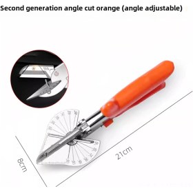 Resim Youtek Mutfak, Woodworking Ve Dıy İçin 45 -90 Açı Kesici, U Tipi Kenar Bant Ve Kanal Kesme Makinesi, Oranj Profesyonel 