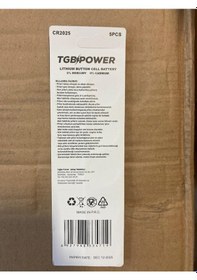 Resim Tgb CR2025 3V Lityum Düğme Pil 5'li 
