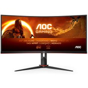 Resim AOC 34 inc CU34G2XP/BK 1ms 180Hz FreeSync Premium WQHD VA Curved Gaming Monitör AOC 34 inc CU34G2XP/BK 1ms 180Hz FreeSync Premium WQHD VA Curved Gaming Monitör