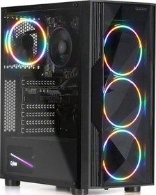 Resim Diamond Pro 750W 80+ Bronze 4X12Cm Fan, 1X Usb3.0, 2X Usb2.0 Full Akrilik Oyuncu Boş Bilgisayar Kasası 