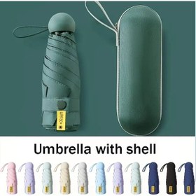 Resim Dashanshop Rüzgara Dayanıklı Koyu Yeşil Kamp Plaj Şemsiyesi Taşınabilir 