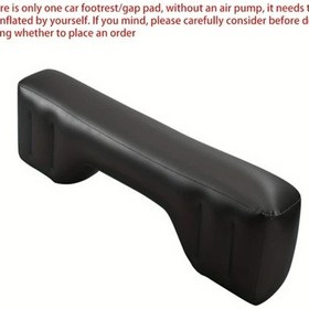 Resim Chuangyinshop Siyah 1 Adet Araç Seyahat Yatağı Şişme Suv Sedan Arka Koltuk Şişme Mat 