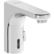 Resim VitrA Artema Root Round A47122 Temassız Lavabo Bataryası, Elektrikli, Çift Su Girişli, Krom 