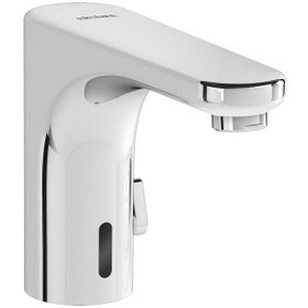 Resim VitrA Artema Root Round A47122 Temassız Lavabo Bataryası, Elektrikli, Çift Su Girişli, Krom 