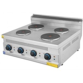 Resim Turhan Çelik 4 lü Elektrikli Set Üstü Ocak 60x60x30 cm 