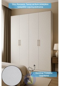 Resim Technojet Kendinden Yapışkanlı Pvc Kaplama Folyosu 60x500cm Kendinden Desenli Beyaz 