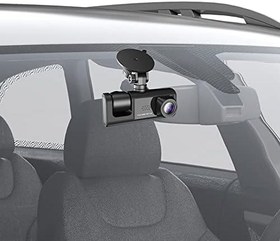Resim 1080P DVR Araç İçi Kamera Ön & İç & Arka Kamera Sürüş Kaydedici 2 İnç Ekran Dashcam Desteği Gece Görüş Döngü Kayıt Tek Tuş Kilidi 