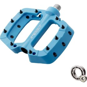 Resim Heugers Impact Comp 2 Bisiklet Pedalı – Plastik Gövde, Çift Rulmanlı Yapı, Mavi 