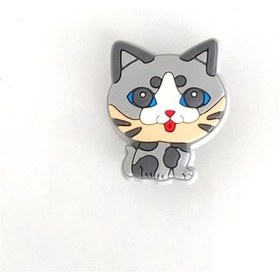 Resim Kedi Fiğür Terlik Ayakkabı Süsü 1 Adet Silikon Kız Erkek Aksesuar 