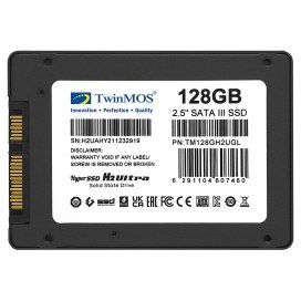 Resim TwinMOS 128Gb 580-550Mb-S 2.5 Sata3 Ssd Tm128Gh2Ug 3D-Nand Ssd Disk 