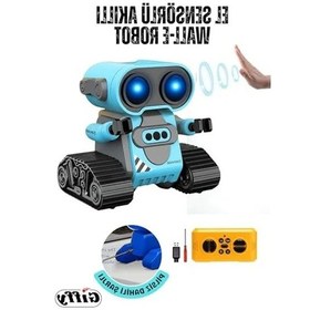 Resim Akıllı Uzaktan Kumandalı Robot, Sesli Ve Işıklı Eğlenceli Oyun 
