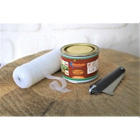 Resim 125 Gr Aşı Macunu + 50 M Aşı Bandı + Aşı Bıçağı 3 Lü Set 