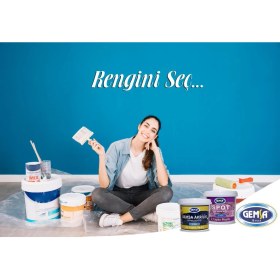 Resim Gemsalit Tavan Boyası Su Bazlı 3 kg Süper Beyaz 