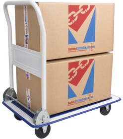 Resim STAXX POWER Koli Yük Paket Taşıma El Arabası Stx-350h 350 Kg Kapasiteli Katlanır Tablalı Taşıma Arabası 