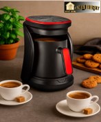 Resim shop Evci Awox Sparkling Nar Çiçeği Renkli Elektrikli Kahve Makinesi 