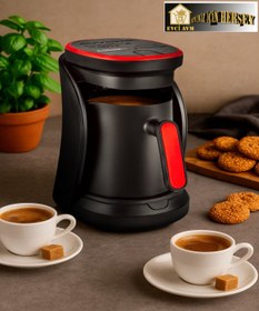 Resim shop Evci Awox Sparkling Nar Çiçeği Renkli Elektrikli Kahve Makinesi 