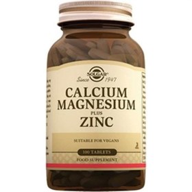 Resim Solgar Calcium Magnesium Plus Zinc 100 Tablet 