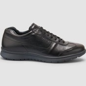 Resim Cabani %100 Hakiki Deri Siyah Erkek Sneaker Siyah 