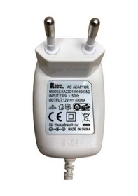 Resim 12v 400 Mah Şarjlı Süpürge Adaptör Priz Tipi Kaliteli 