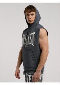 Resim Everlast Authentic Boxing Oversize Antrasit Kolsuz Erkek Sweatshirt Antrasit 