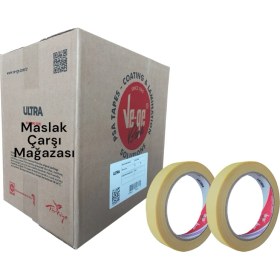 Resim Maskeleme Bandı Ve-Ge Ultra 18MM x 35M 96'lı Koli Sarı Renk 