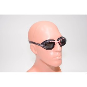 Resim Yüzücü Gözlüğü Meridyendukkan Nabaiji Yetişkin Şeffaf Cam Ayarlanabilir Yapı Beyaz 