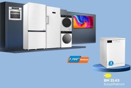 Resim BEKO 2'Lİ FIRSAT ÜRÜNÜ ( BM 3143 BULAŞIK MAKİNESİ -CMXD 9100 9 KG ÇAMAŞIR MAKİNESİ 